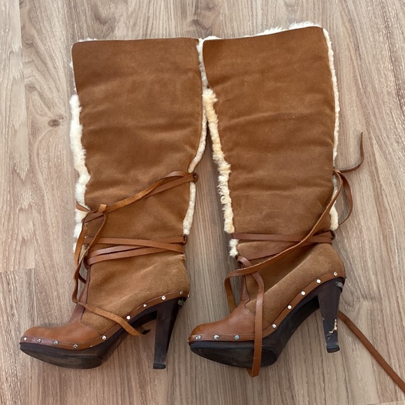 Micheal Kors shearling boots 37 - Picture 3 of 4